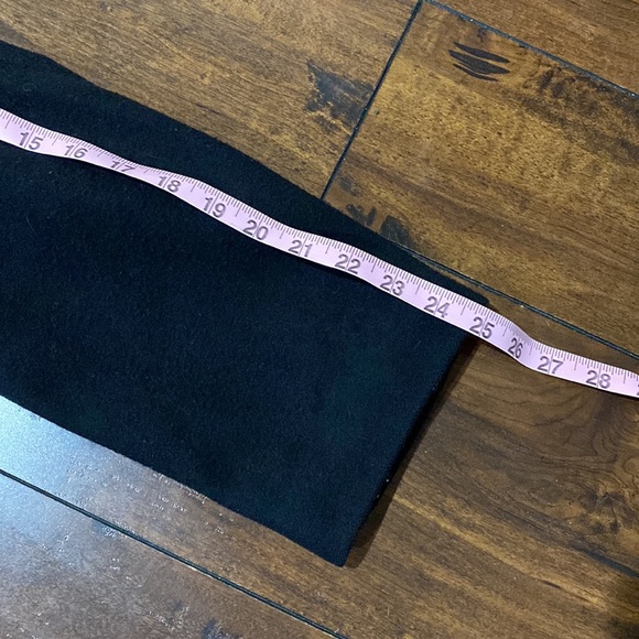 Vintage 70s Black Heavy Wool Pea Coat - Picture 5 of 10